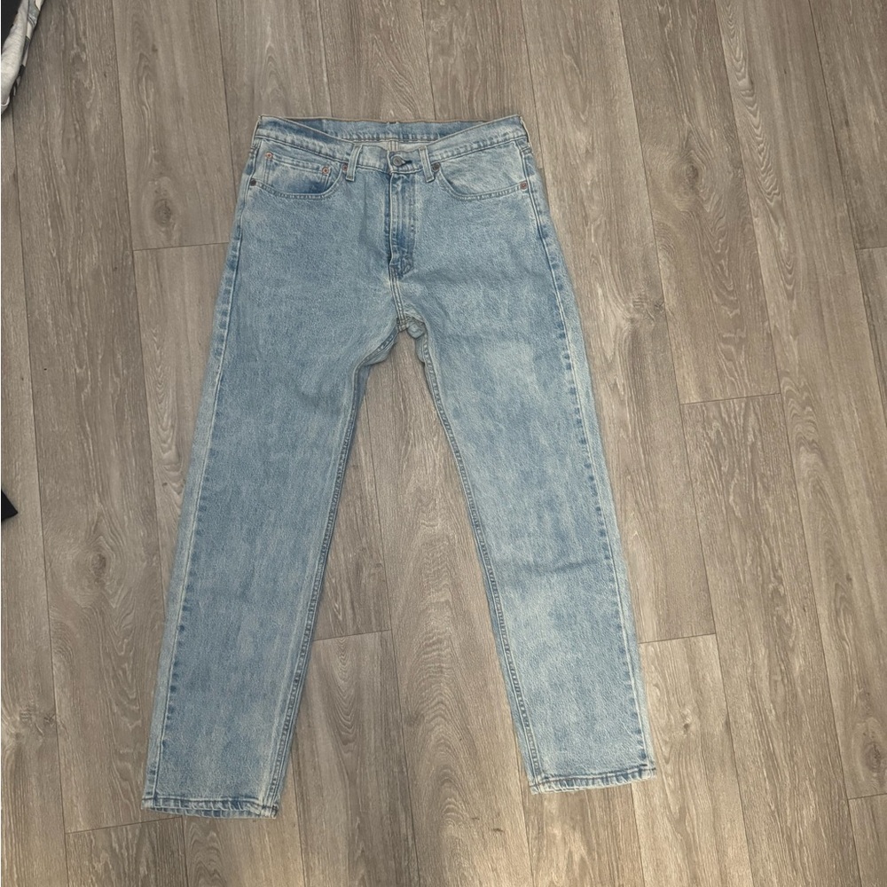 Levi's Men's Light Blue 505 Straight Jeans